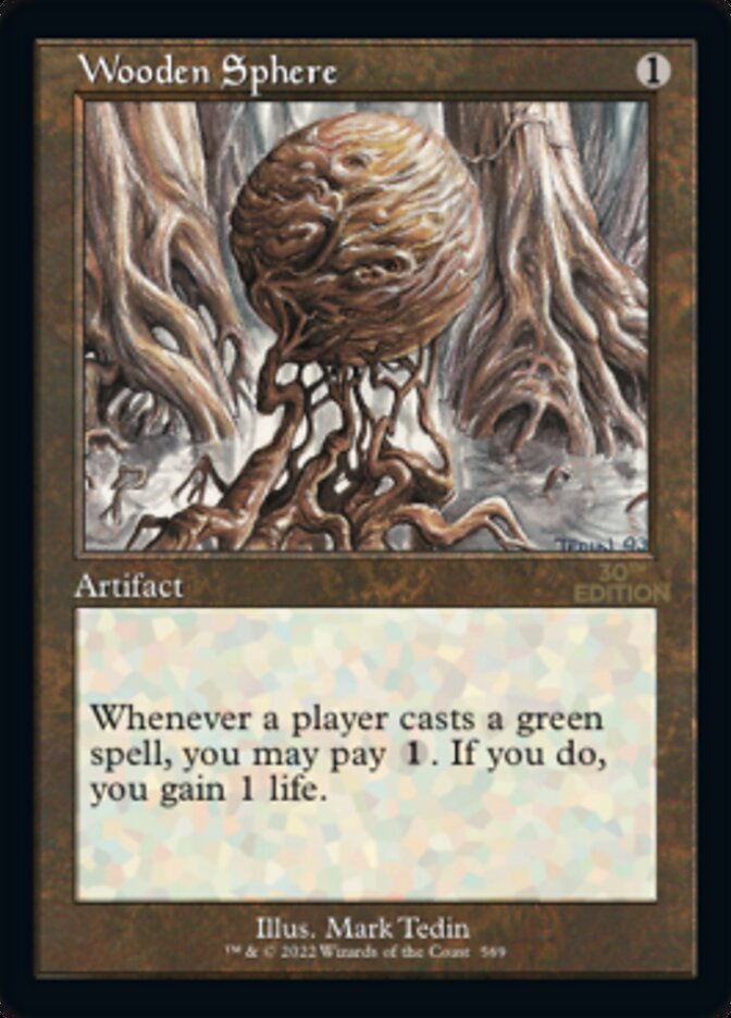 Wooden Sphere (Retro) [30th Anniversary Edition] | Devastation Store