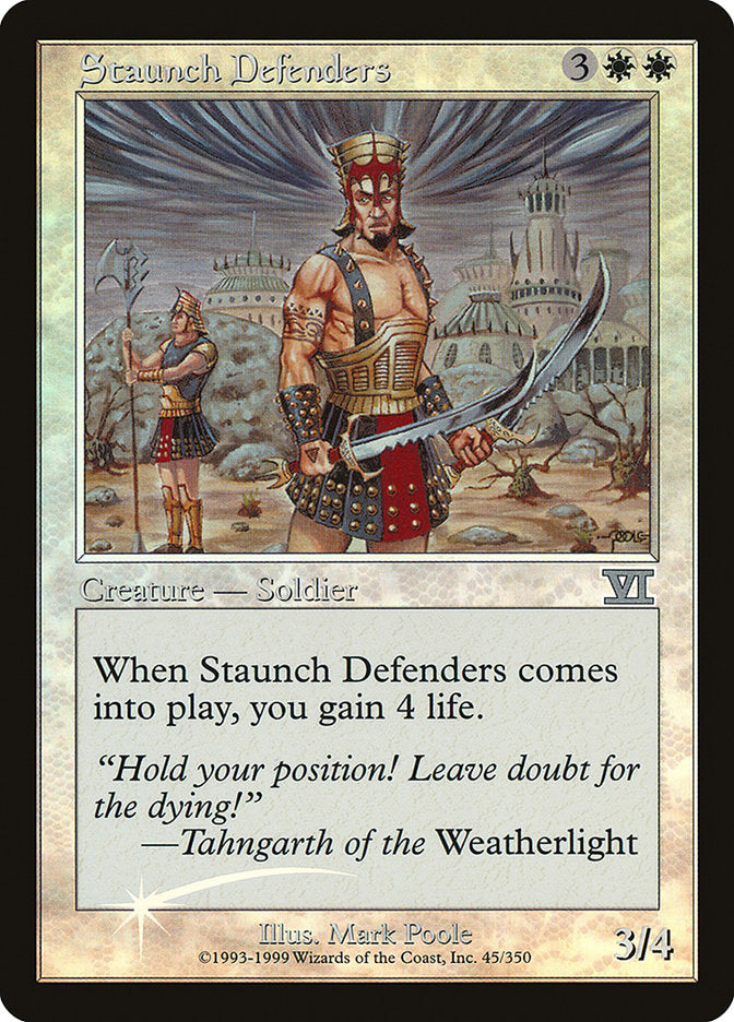 Staunch Defenders [Friday Night Magic 2000] - Devastation Store | Devastation Store