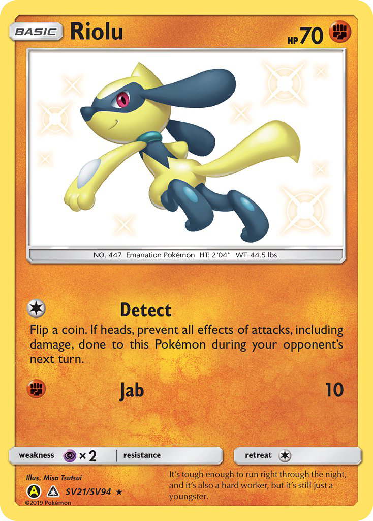 Riolu (SV21/SV94) [Sun & Moon: Hidden Fates - Shiny Vault] | Devastation Store