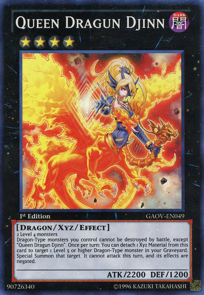 Queen Dragun Djinn [GAOV-EN049] Super Rare | Devastation Store