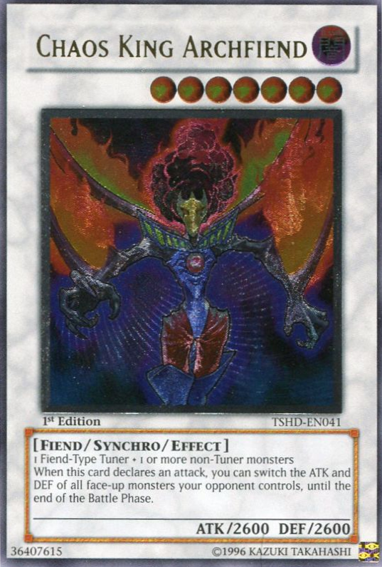 Chaos King Archfiend [TSHD-EN041] Ultimate Rare | Devastation Store