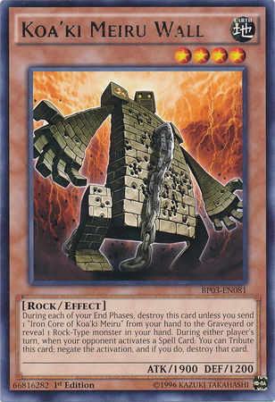 Koa'ki Meiru Wall [BP03-EN081] Rare | Devastation Store