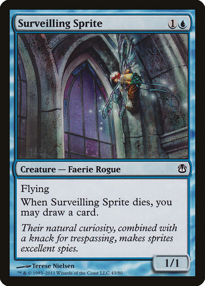 Surveilling Sprite [Duel Decks: Ajani vs. Nicol Bolas] | Devastation Store