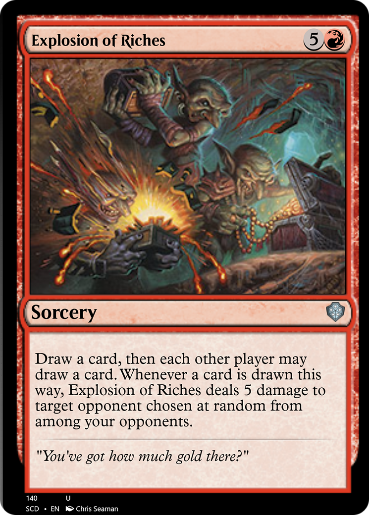Explosion of Riches [Starter Commander Decks] | Devastation Store