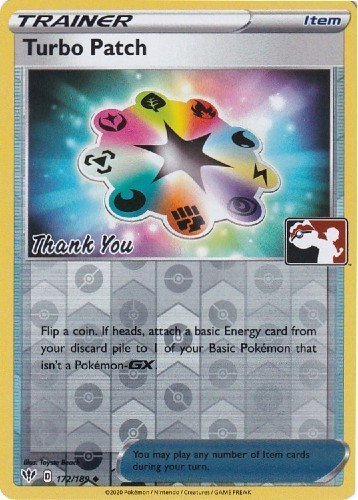 Turbo Patch (172/189) (Pokemon League) [Sword & Shield: Darkness Ablaze] | Devastation Store