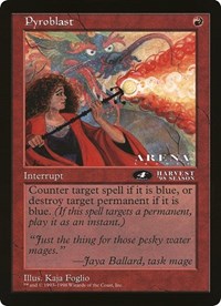 Pyroblast (4th Place) (Oversized) [Oversize Cards] | Devastation Store