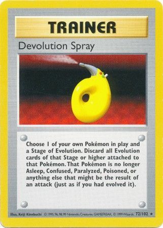 Devolution Spray (72/102) [Base Set Shadowless Unlimited] | Devastation Store