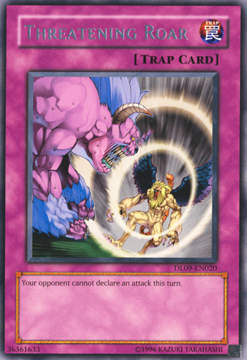 Threatening Roar (Silver) [DL09-EN020] Rare | Devastation Store