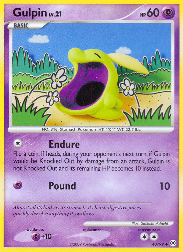 Gulpin (40/99) [Platinum: Arceus] | Devastation Store