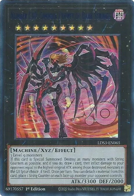 Number C40: Gimmick Puppet of Dark Strings (Blue) [LDS3-EN065] Ultra Rare | Devastation Store