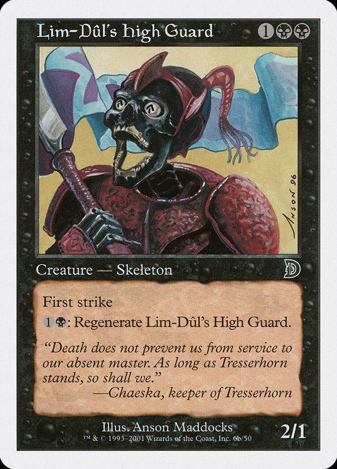 Lim-Dul's High Guard (Holding Flag) [Deckmasters] - Devastation Store | Devastation Store