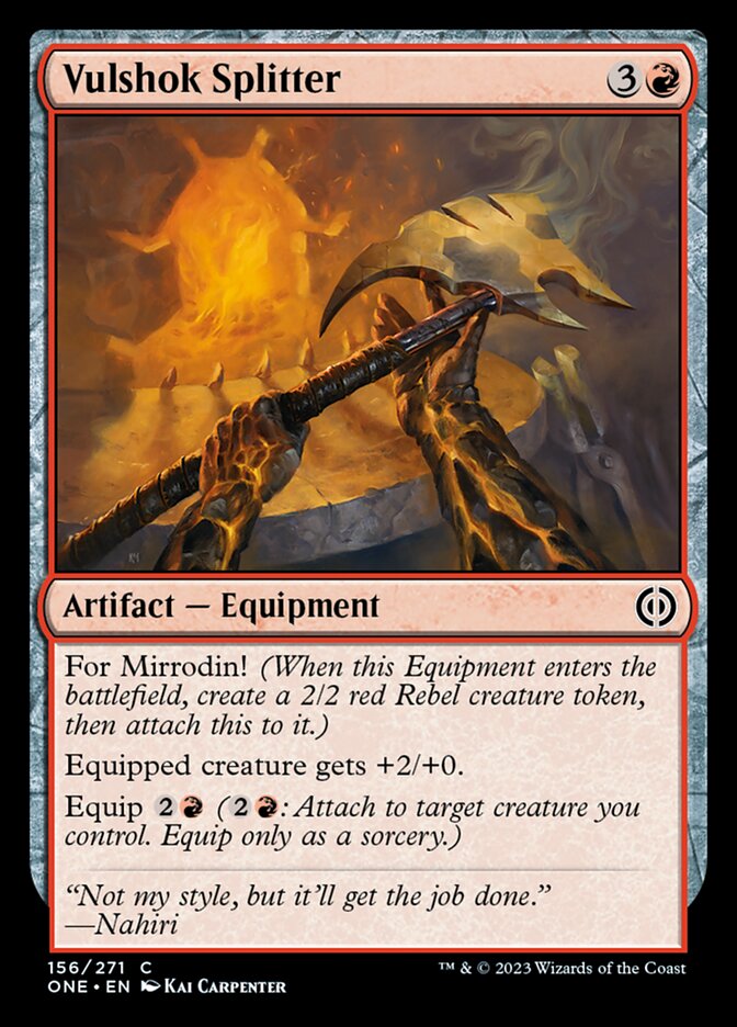 Vulshok Splitter [Phyrexia: All Will Be One] | Devastation Store