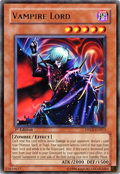 Vampire Lord [DPKB-EN013] Rare | Devastation Store