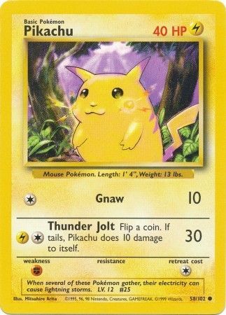 Pikachu (58/102) [Base Set Unlimited] | Devastation Store