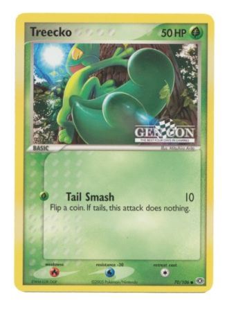 Treecko (70/106) (Gen Con The Best Four Days in Gaming Promo) [EX: Emerald] | Devastation Store