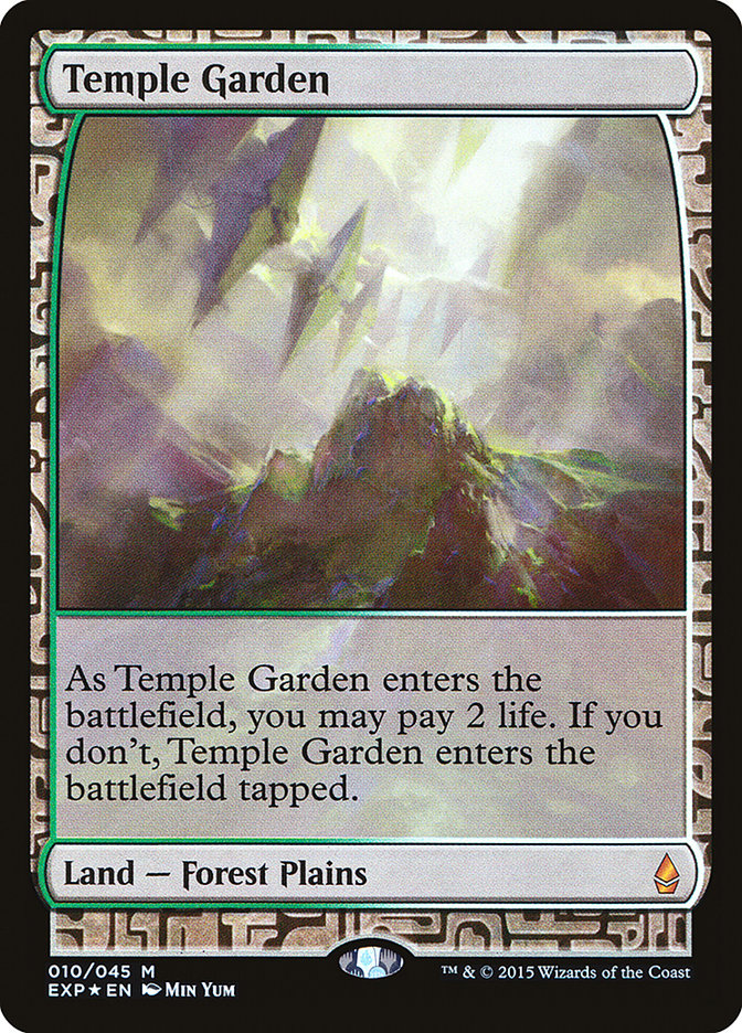 Temple Garden [Zendikar Expeditions] | Devastation Store