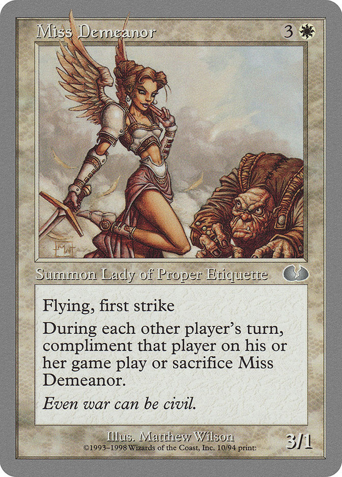 Miss Demeanor [Unglued] - Devastation Store | Devastation Store