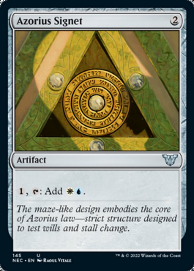 Azorius Signet [Kamigawa: Neon Dynasty Commander] | Devastation Store
