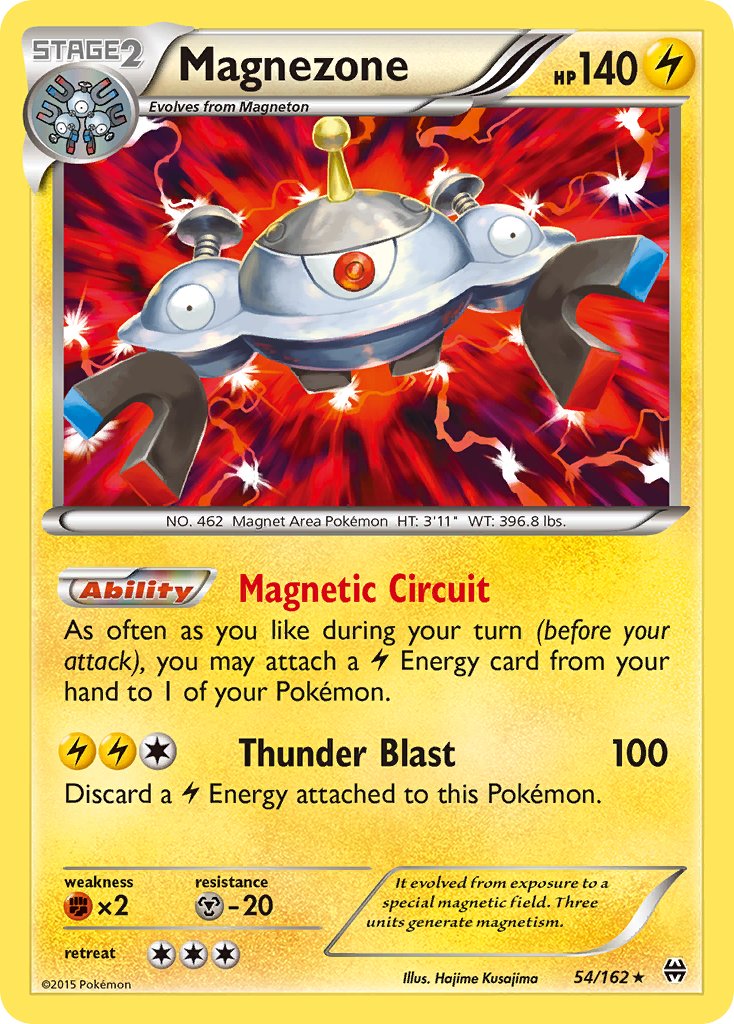 Magnezone (54/162) (Theme Deck Exclusive) [XY: BREAKthrough] | Devastation Store