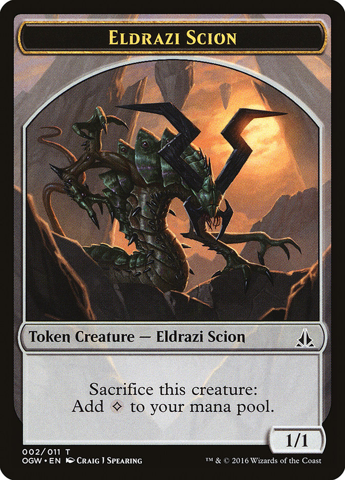 Eldrazi Scion (002/011) [Oath of the Gatewatch Tokens] | Devastation Store