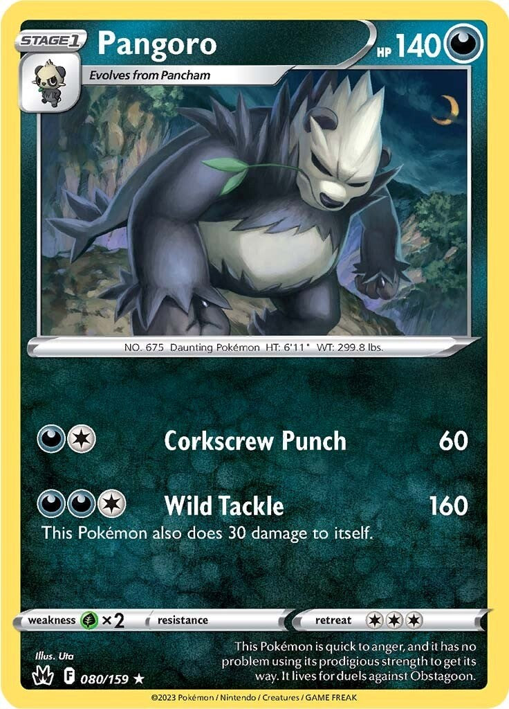 Pangoro (080/159) [Sword & Shield: Crown Zenith] | Devastation Store