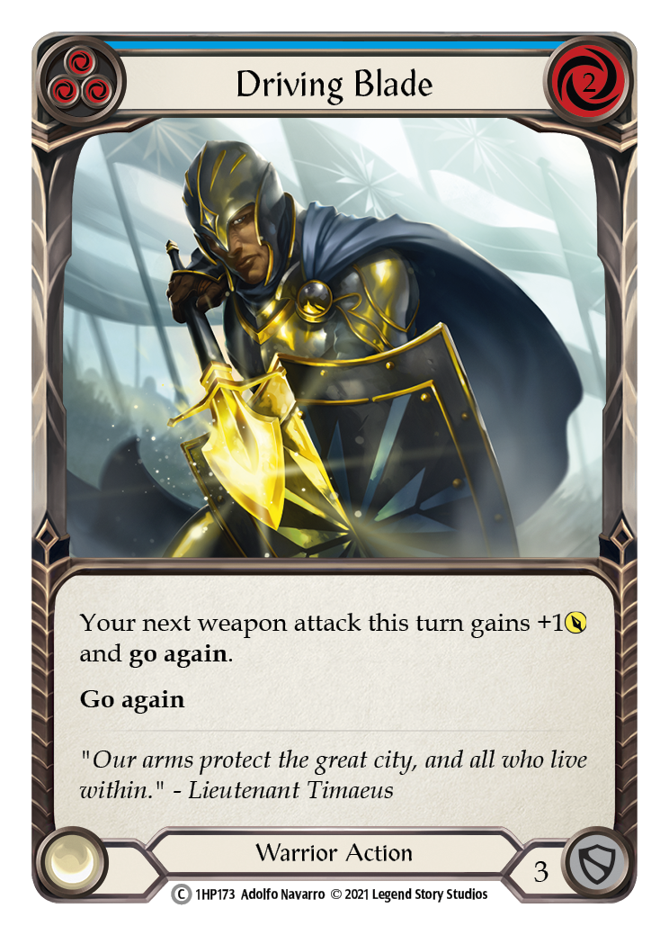 Driving Blade (Blue) [1HP173] | Devastation Store