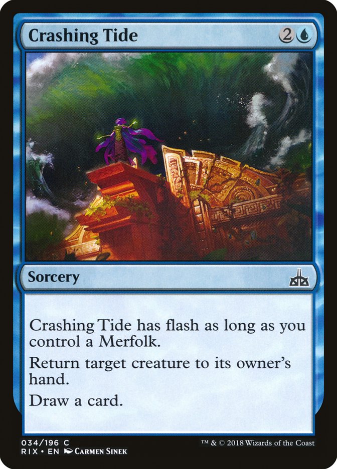 Crashing Tide [Rivals of Ixalan] | Devastation Store