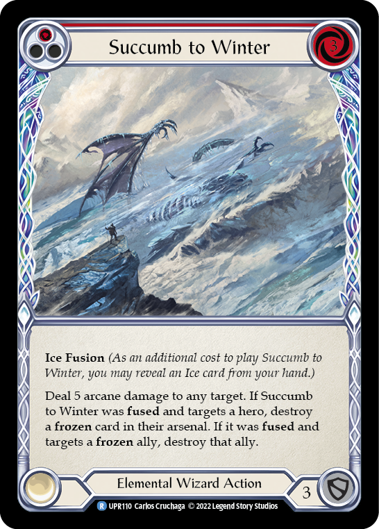 Succumb to Winter (Red) [UPR110] (Uprising) | Devastation Store