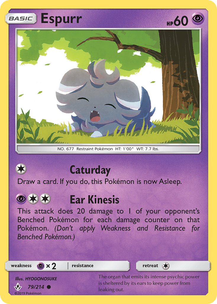 Espurr (79/214) [Sun & Moon: Unbroken Bonds] | Devastation Store