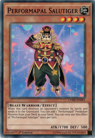 Performapal Salutiger [CORE-EN093] Common | Devastation Store
