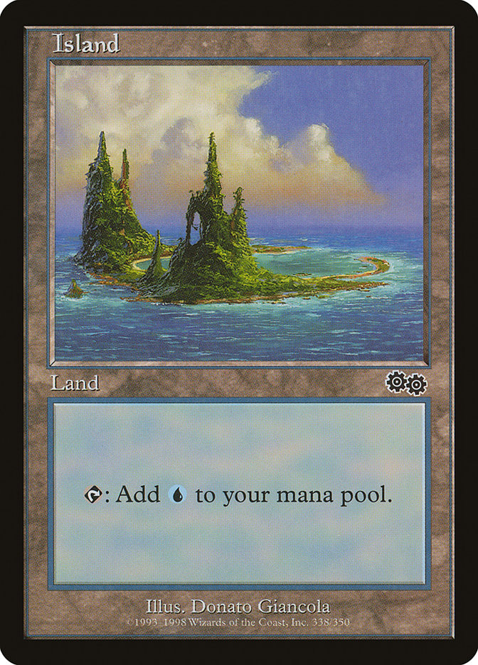 Island (338) [Urza's Saga] - Devastation Store | Devastation Store