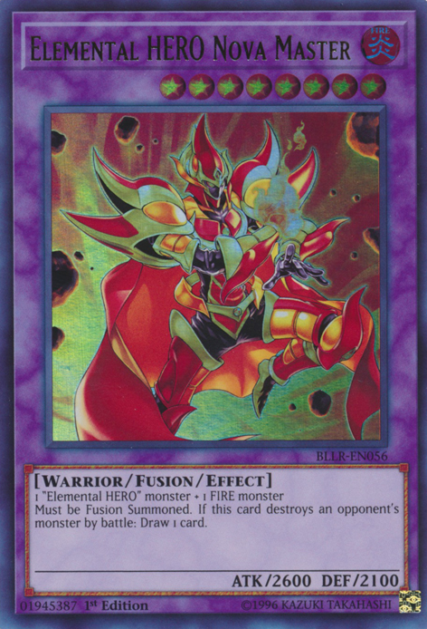 Elemental Hero Nova Master [BLLR-EN056] Ultra Rare | Devastation Store