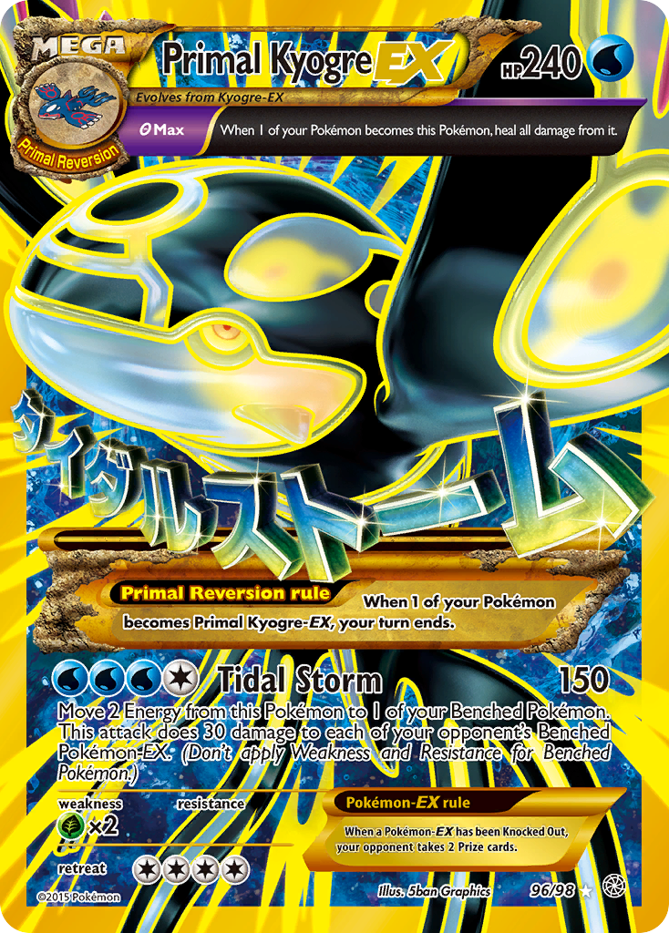 Primal Kyogre EX (96/98) [XY: Ancient Origins] | Devastation Store