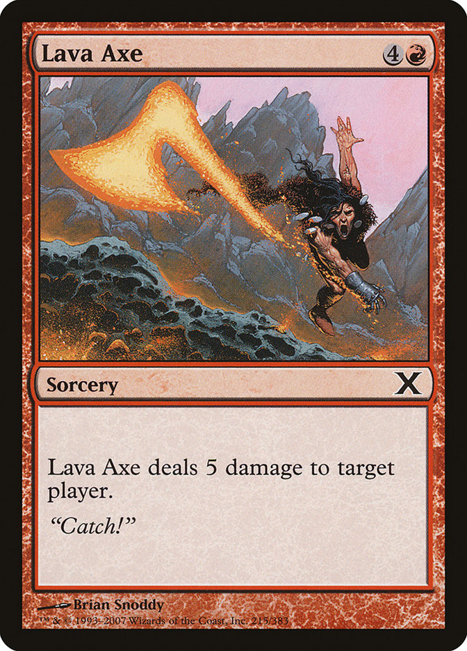 Lava Axe [Tenth Edition] - Devastation Store | Devastation Store