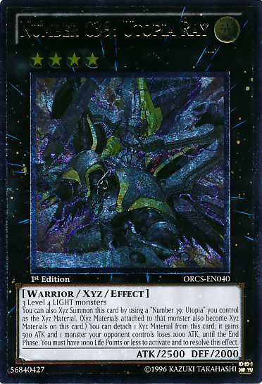 Number C39: Utopia Ray [ORCS-EN040] Ultimate Rare | Devastation Store