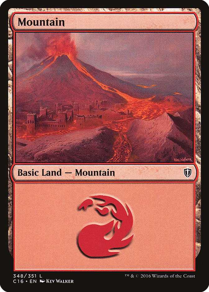 Mountain (348) [Commander 2016] - Devastation Store | Devastation Store