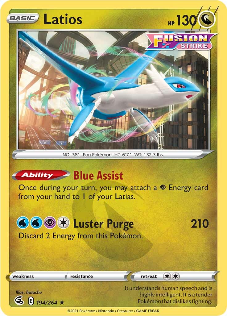 Latios (194/264) [Sword & Shield: Fusion Strike] | Devastation Store