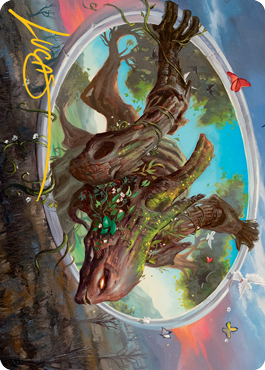Gaea's Will Art Card (Gold-Stamped Signature) [Modern Horizons 2 Art Series] | Devastation Store