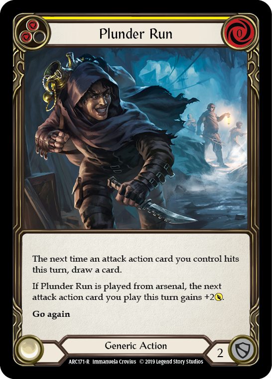 Plunder Run (Yellow) [ARC171-R] 1st Edition Normal - Devastation Store | Devastation Store
