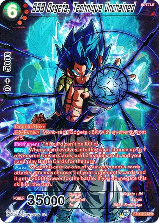 SSB Gogeta, Technique Unchained (SPR) [BT11-012] | Devastation Store