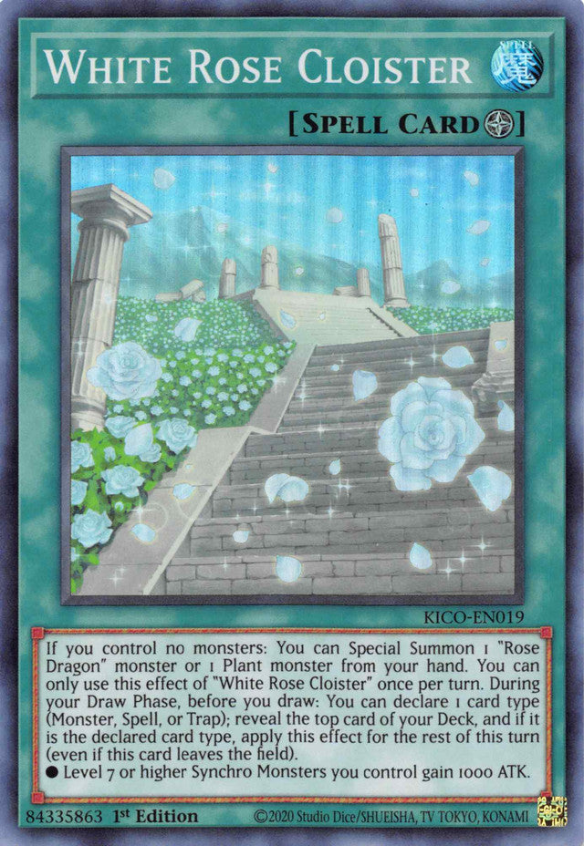 White Rose Cloister (Super Rare) [KICO-EN019] Super Rare | Devastation Store