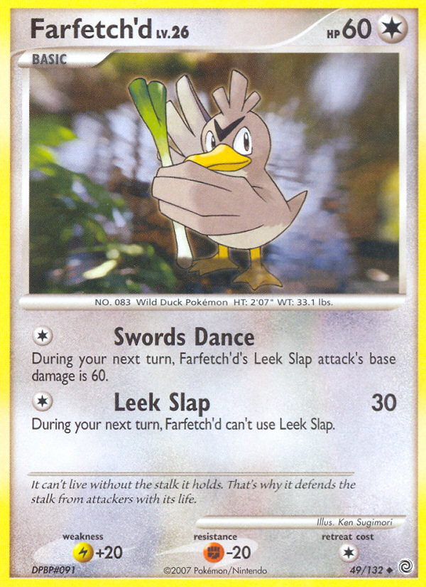 Farfetch'd (49/132) [Diamond & Pearl: Secret Wonders] | Devastation Store