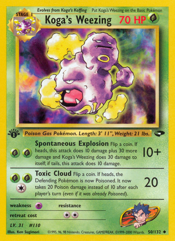 Koga's Weezing (50/132) [Gym Challenge 1st Edition] | Devastation Store