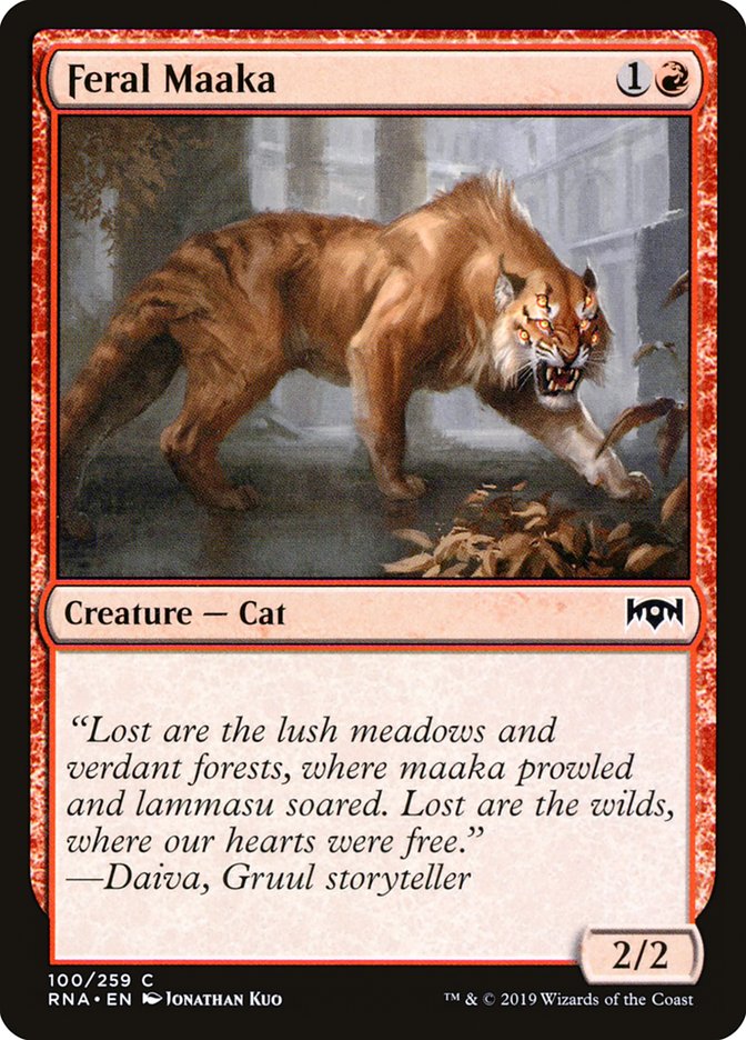 Feral Maaka [Ravnica Allegiance] | Devastation Store