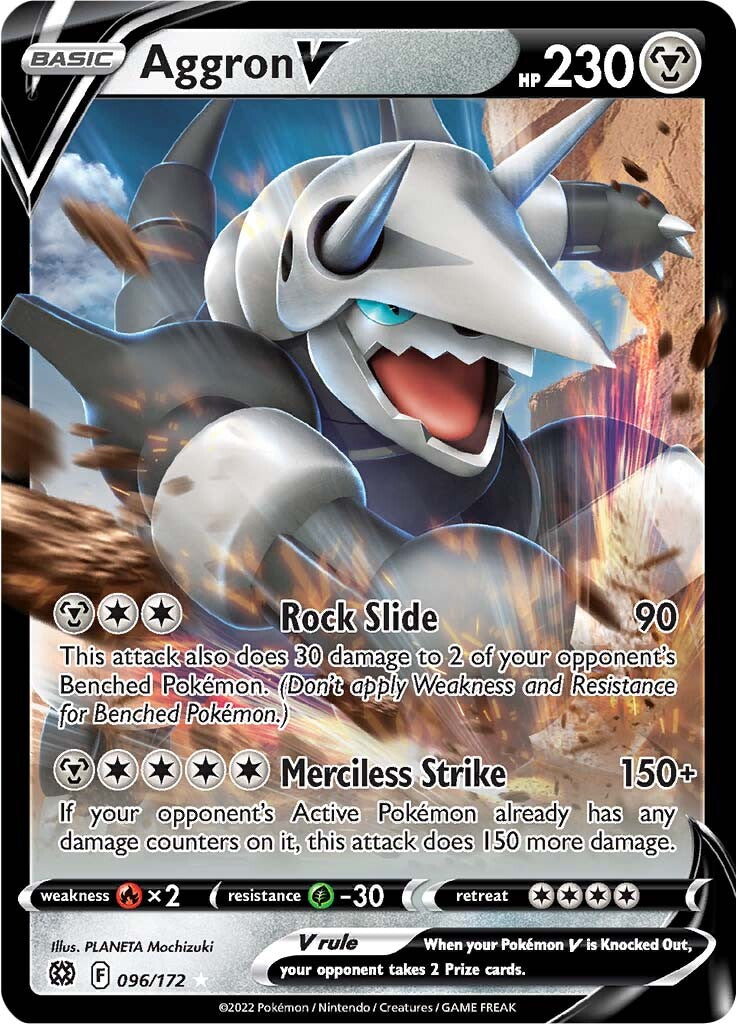 Aggron V (096/172) [Sword & Shield: Brilliant Stars] | Devastation Store