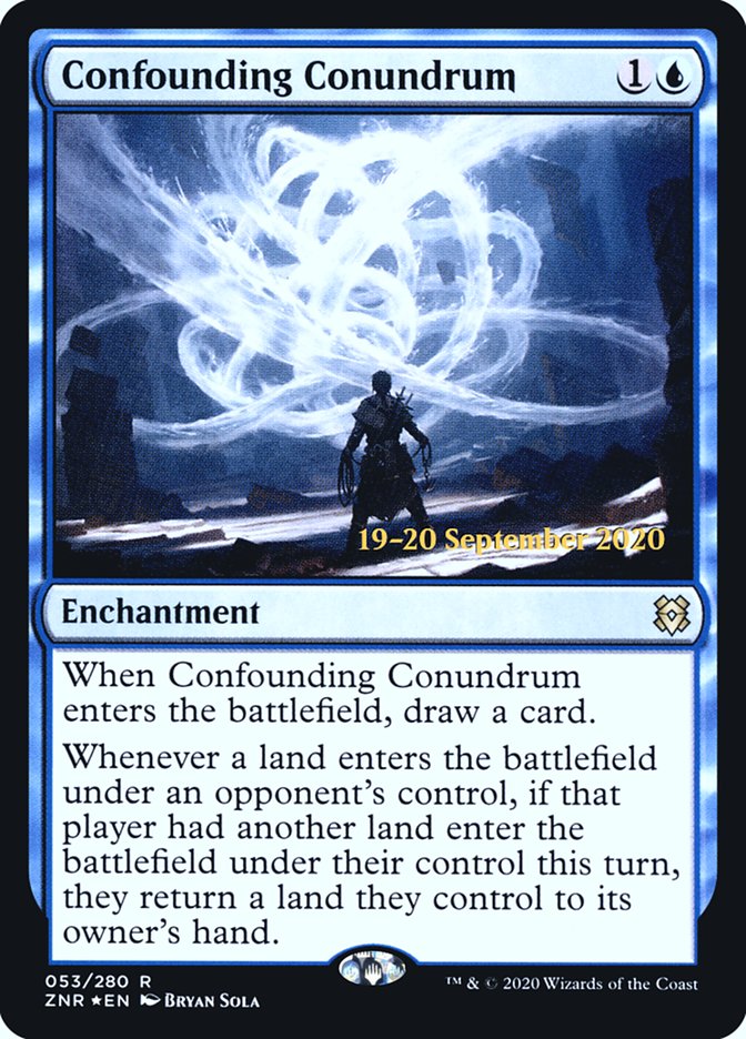 Confounding Conundrum [Zendikar Rising Prerelease Promos] | Devastation Store