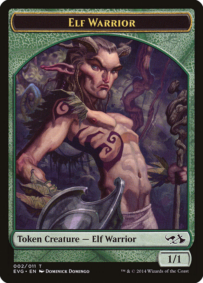 Elf Warrior Token (Elves vs. Goblins) [Duel Decks Anthology Tokens] - Devastation Store | Devastation Store