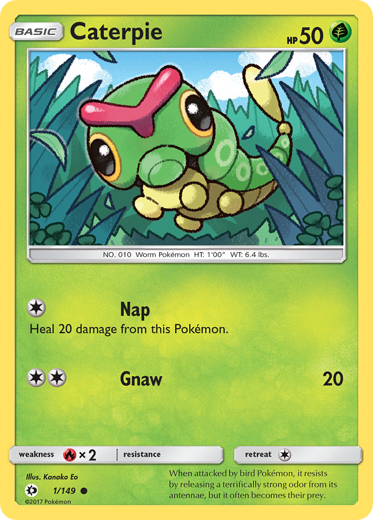 Caterpie (1/149) [Sun & Moon: Base Set] | Devastation Store