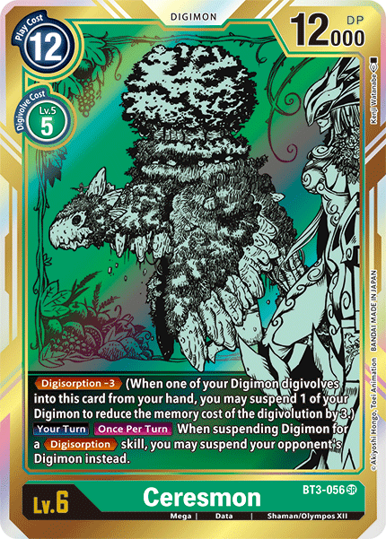 Ceresmon [BT3-056] (Alternate Art) [Release Special Booster Ver.1.5] | Devastation Store