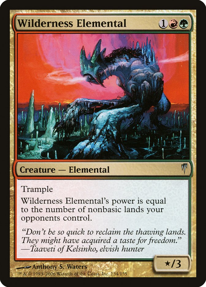 Wilderness Elemental [Coldsnap] | Devastation Store